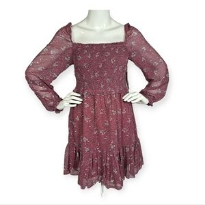 RD‎ Style  (Anthropologie) Floral Tiered Mini Dress